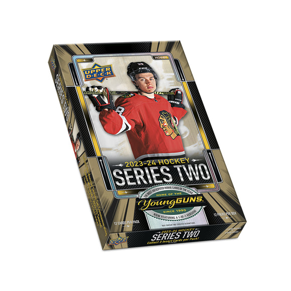 2023/24 Upper Deck Series 2 Hockey Hobby 12 Box Case