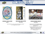2021/22 & 2022/23 Combined UD Clear Cut Hockey Hobby Box