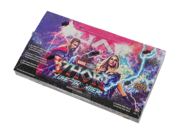 UD Marvel Thor Love and Thunder Trading Cards Box