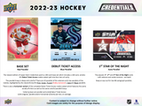 2022/23 UD Credentials Hockey Hobby Box