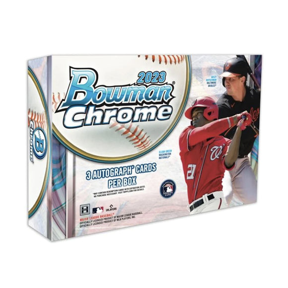 2023 Bowman Chrome Baseball HTA Jumbo Box