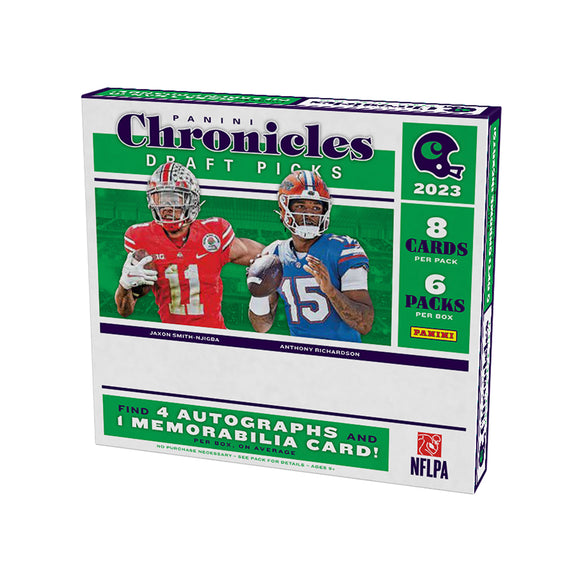 2023 Panini Chronicles Draft Pick Football Hobby Box