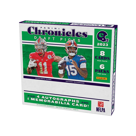 2023 Panini Chronicles Draft Pick Football Hobby Box