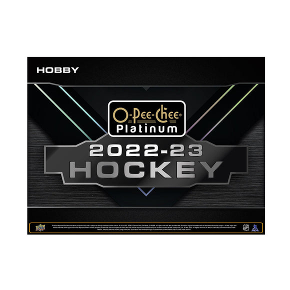 2022/23 UD O-Pee-Chee Platinum Hockey Hobby 8 Box Case (PRE-ORDER)