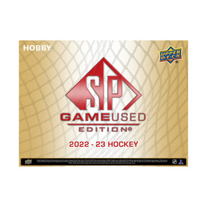 2022/23 UD SP Game Used Hockey Hobby Box (PRE-ORDER)