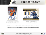 2022/23 UD SP Authentic Hockey Hobby Box