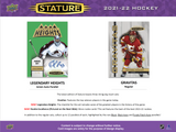 2021/22 UD Stature Hockey Hobby Box