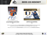 2022/23 UD SP Authentic Hockey Hobby 16 Box Case