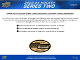 2023/24 Upper Deck Series 2 Hockey Hobby 12 Box Case (PRE-ORDER)