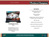 2022/23 UD Parkhurst Champions Hockey Hobby 12 Box Case
