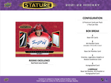 2021/22 UD Stature Hockey Hobby Box