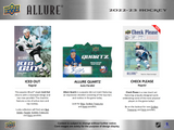 2022/23 UD Allure Hockey Hobby 18 Box Case