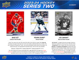 2023/24 Upper Deck Series 2 Hockey Hobby 12 Box Case