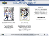 2021/22 & 2022/23 Combined UD Clear Cut Hockey Hobby 15 Box Inner Case