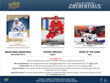 2021/22 UD Credentials Hockey Hobby 20 Box Case