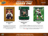 2023/24 Upper Deck Series 1 Hockey Retail 12 Tin Case (PRE-ORDER)