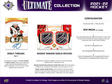 2021/22 UD Ultimate Collection Hobby 16 Box Master Case