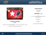 2021/22 UD Credentials Hockey Hobby Box
