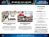 2022/23 UD Premier Hockey Hobby 10 Box Case (PRE-ORDER)