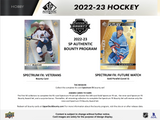 2022/23 UD SP Authentic Hockey Hobby Box