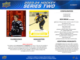 2023/24 Upper Deck Series 2 Hockey Hobby 12 Box Case