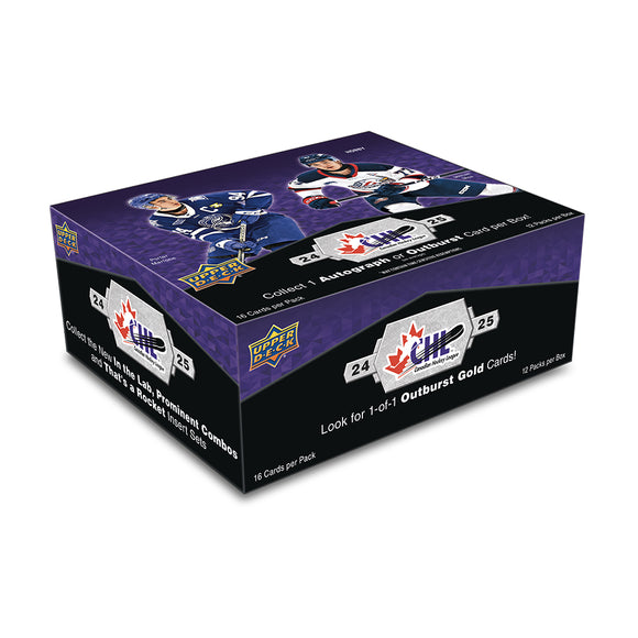 2024/25 UD CHL Hockey Hobby Box