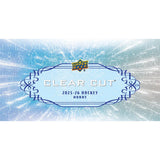 2025/26 UD Clear Cut Hockey Hobby Box (PRE-ORDER) UPPER DECK