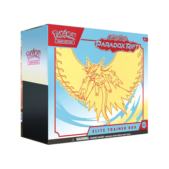 Pokemon Scarlet & Violet: Paradox Rift Elite Trainer Box - Roaring Moon
