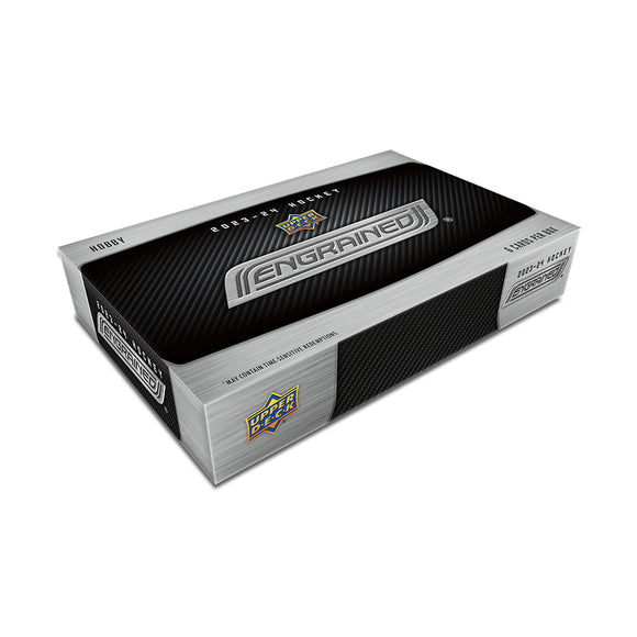 2023/24 UD Engrained Hockey Hobby 10 Box Case