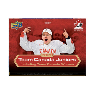 2023 Upper Deck Team Canada Juniors Hockey Hobby Box (PRE-ORDER)