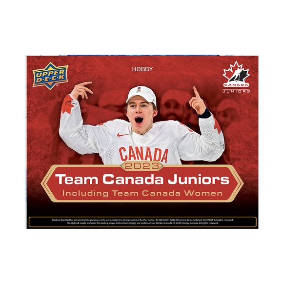 2023 Upper Deck Team Canada Juniors Hockey Hobby Box (PRE-ORDER)