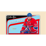 2026/27 UD O-Pee-Chee Hockey Hobby Box (PRE-ORDER)