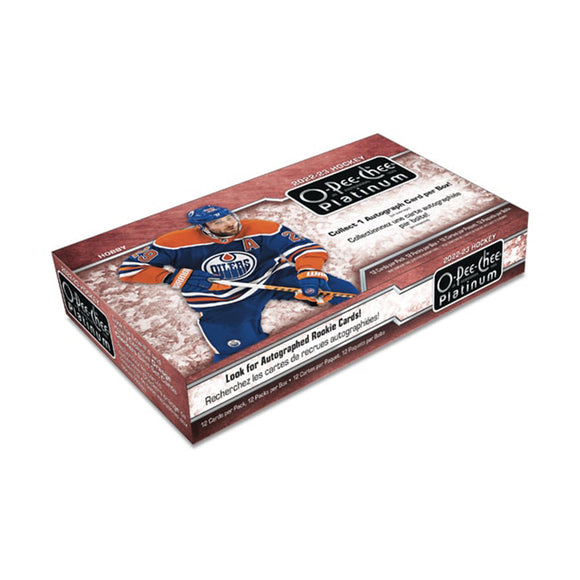 2022/23 UD O-Pee-Chee Platinum Hockey Hobby Box