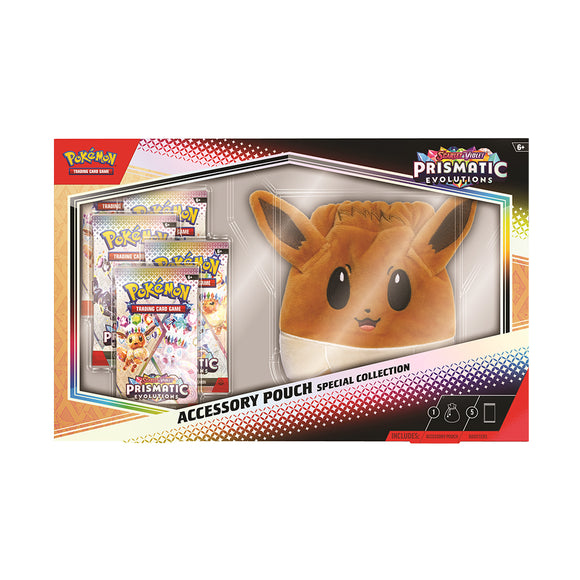 Pokemon Scarlet & Violet: Prismatic Evolutions Accessory Pouch Special Collection Box