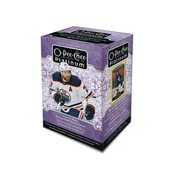 2022/23 UD O-Pee-Chee Platinum Hockey Blaster Box