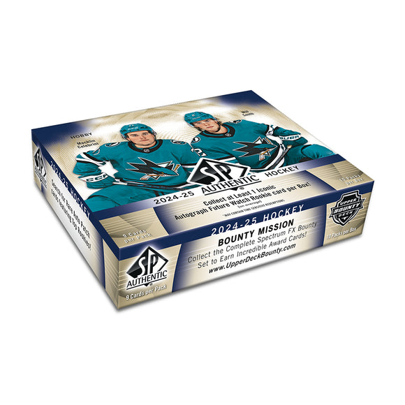2024/25 UD SP Authentic Hockey Hobby 8 Box Inner Case