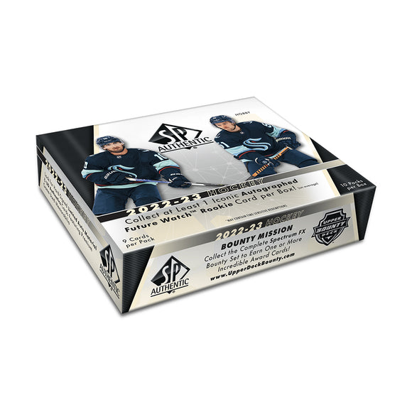 2022/23 UD SP Authentic Hockey Hobby 16 Box Case