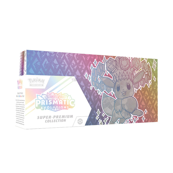 Pokemon Scarlet & Violet: Prismatic Evolutions Super Premium Collection Box