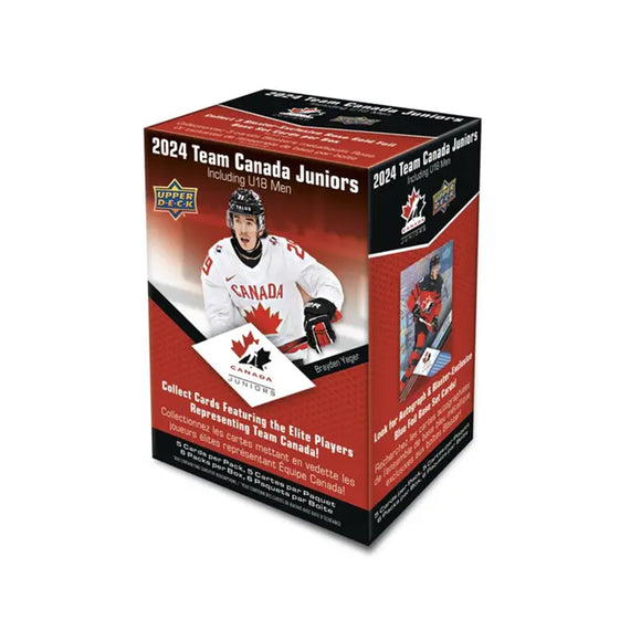 2024 Upper Deck Team Canada Juniors Hockey 20 Blaster Case