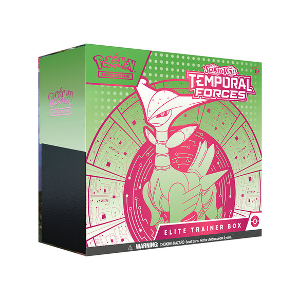 Pokemon Scarlet & Violet: Temporal Forces Elite Trainer Box - Iron Leaves