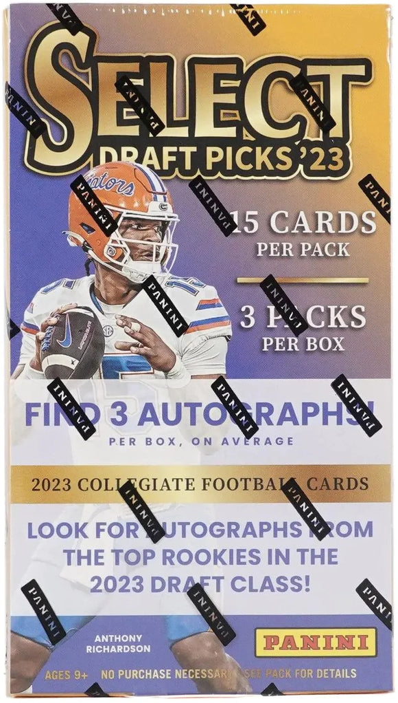 2023 Panini Select Football Draft Picks Hobby Box