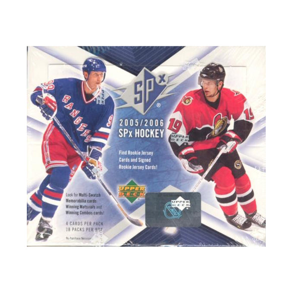 2005/06 Upper Deck SPX Hockey Hobby Box