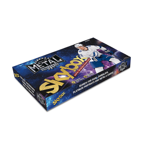 2021/22 UD Skybox Metal Universe Hockey Hobby 16 Box Case