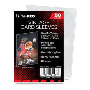 Ultra Pro Vintage Card Sleeves