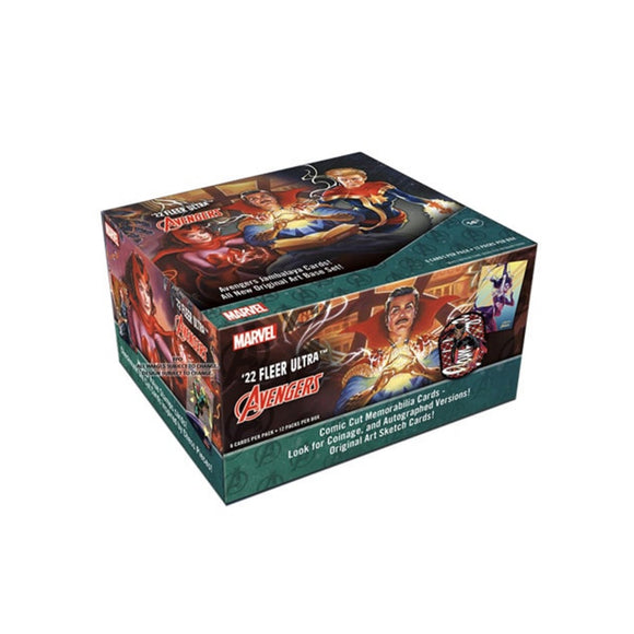 UD Fleer Ultra Marvel Avengers Trading Cards Box