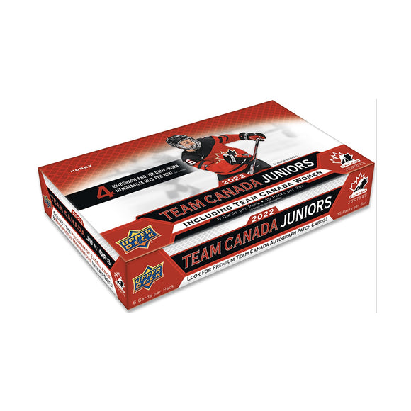 2022 UD Team Canada World Juniors Hobby Box