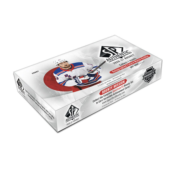2020/21 UD SP Authentic Hockey Hobby 16 Box Master Case
