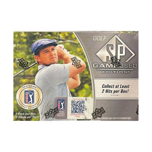 2020/21 UD SP Game Used Golf Hobby Box