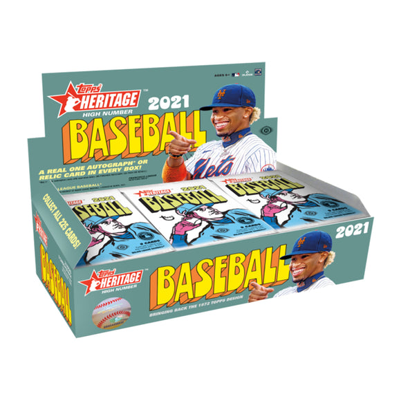2021 Topps Heritage High Number Baseball Hobby Box