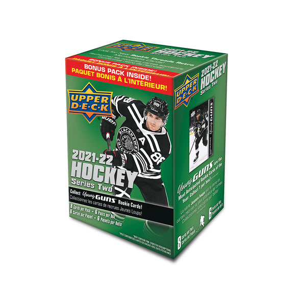 2021/22 Upper Deck Series 2 Hockey Blaster 20 Box Case